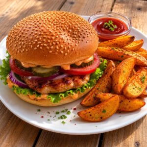 Հավի բուրգեր / Chicken Burger