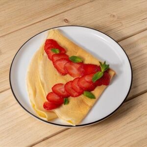 Crep with Condensed Milk