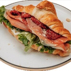 Croissant with Salmon